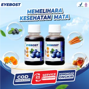 2 BOTOL EYEBOST multivitamin Bantu Memelihara Kesehatan Mata Lelah/Min/Plus/Kering/Berair [ORIGINAL]256010871