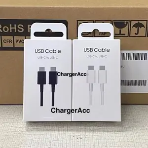 Kabel Data SAMSNG 5A Type C To C Super Fast Charging Original 100% Cable
