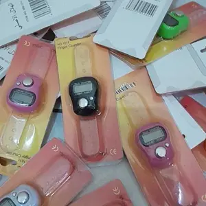 [BISA COD] Tasbih Digital Finger Counter Mini LCD Alat Hitung Digital Zikir Muslim