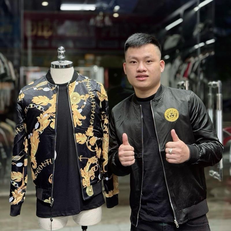 Áo khoác gió 2 mặt thu đông cho nam QCCC