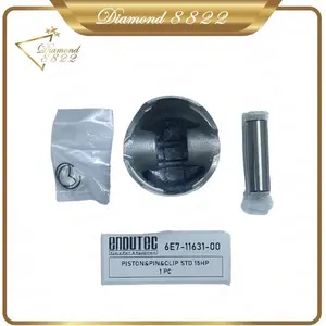 PISTON & PIN & CLIP 15PK (STD) 6E7-11631-00 SUKU CADANG MESIN TEMPEL OUTBOARD KAPAL/BOAT