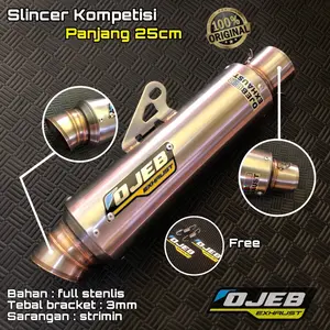 SLINCER KNALPOT TYPE KOMPETISI OJEB EXHAUST ORIGINAL