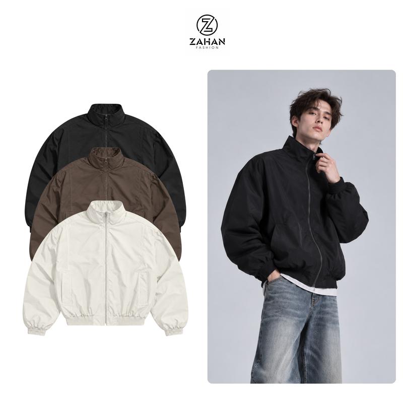 Áo khoác gió bomber nam nữ 2 lớp cản nước chống bụi giữ ấm 2026