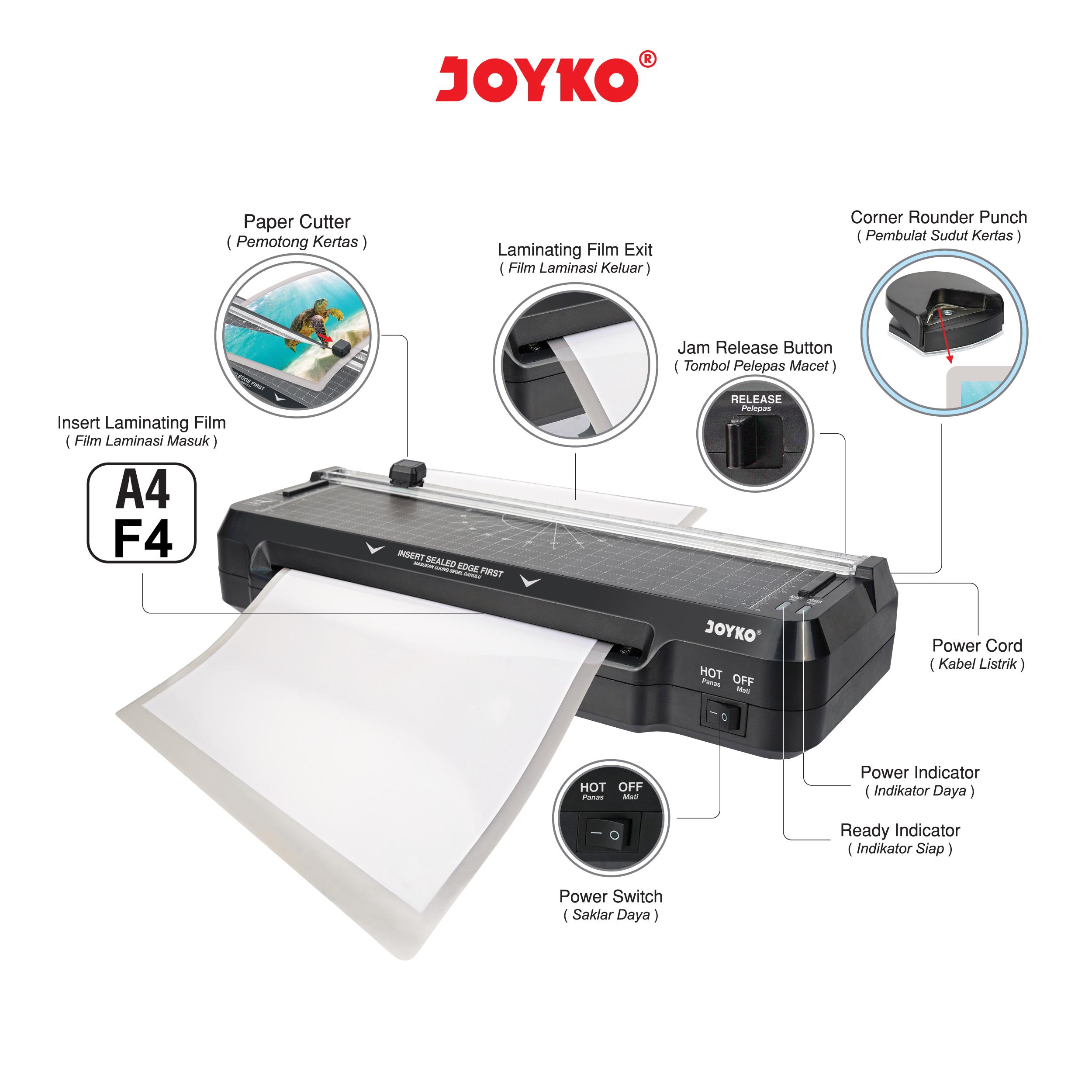 JOYKO Laminating Machine Mesin Laminasi LM-06 3 in 1 Function