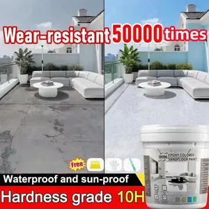 100-year wear resistance epoxy clear coat epoxy floor paint heavy duty epoxy primer for floor coating cat lantai simen exposy floor stone paint epoxy paint waterproof epoxy toilet