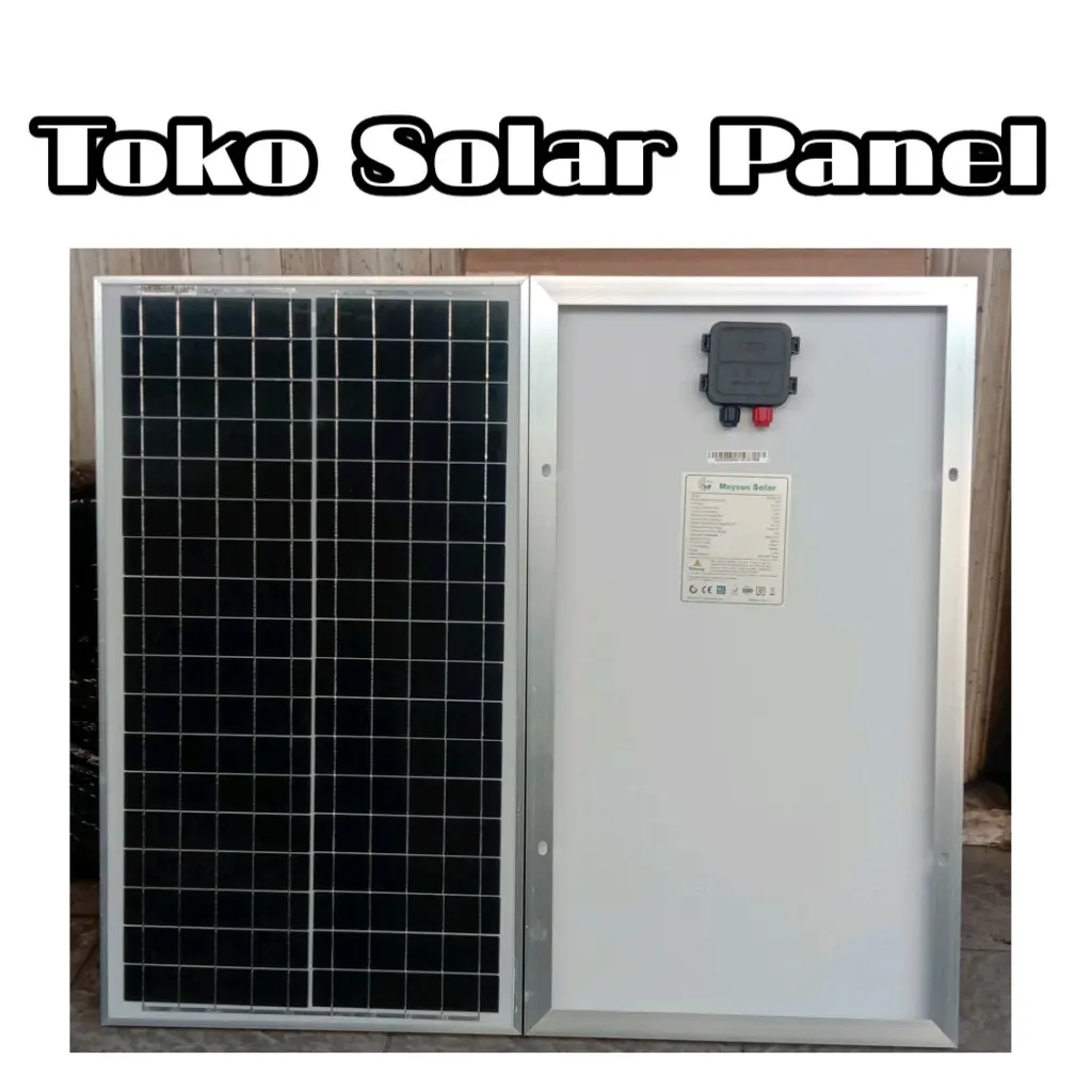 Solar Panel Maysun 30Wp Mono Original Solar Cell Panel Surya Power Filter