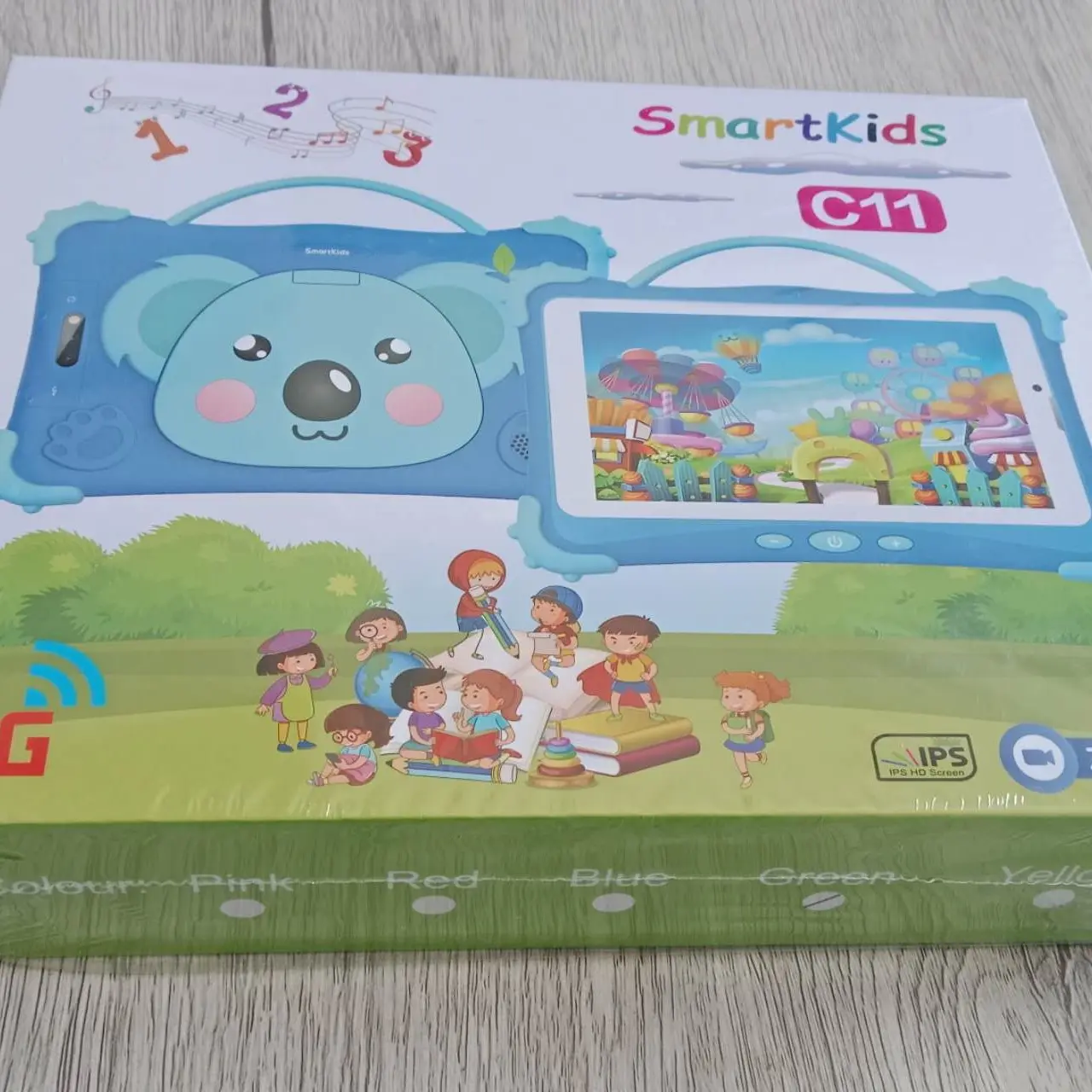 Smart kids tablet C 11 for kids dual sim 7 inches display Big speaker 8 GB+256 GB (COD)
