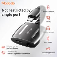 Gambar MCDODO Converter Splitter For iPhone Lightning Ke Jack 3.5mm + Lightning Charging Audio Call Open Mic CA-6340 - CA-6340 Open Mic dari GADVENTIA Kota Administrasi Jakarta Barat 3 Tokopedia