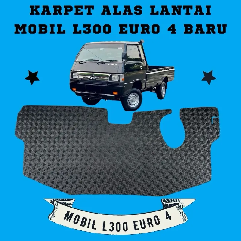 Karpet Lantai Depan Mobil l300 EURO 4(Tahun baru) Model Terbaru - Bahan Spoon Berkualitas Tahan Lama