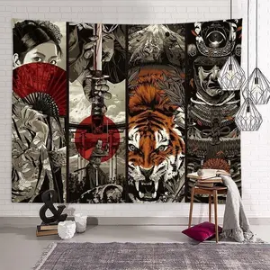 Kain Latar Belakang Lanskap Ukiyo-e, Kain Dinding Sofa Ruang Tamu, Studio Kanvas Gantung Siaran Langsung di Tepi Tempat Tidur Belajar, Kanagawa Melayari Kain Gantung, Kain Poster Kedai Kopi, Bar dan Gerai