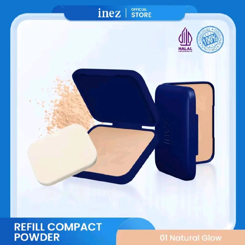 inez bedak refill compact Kontrol Minyak Tahan Lama