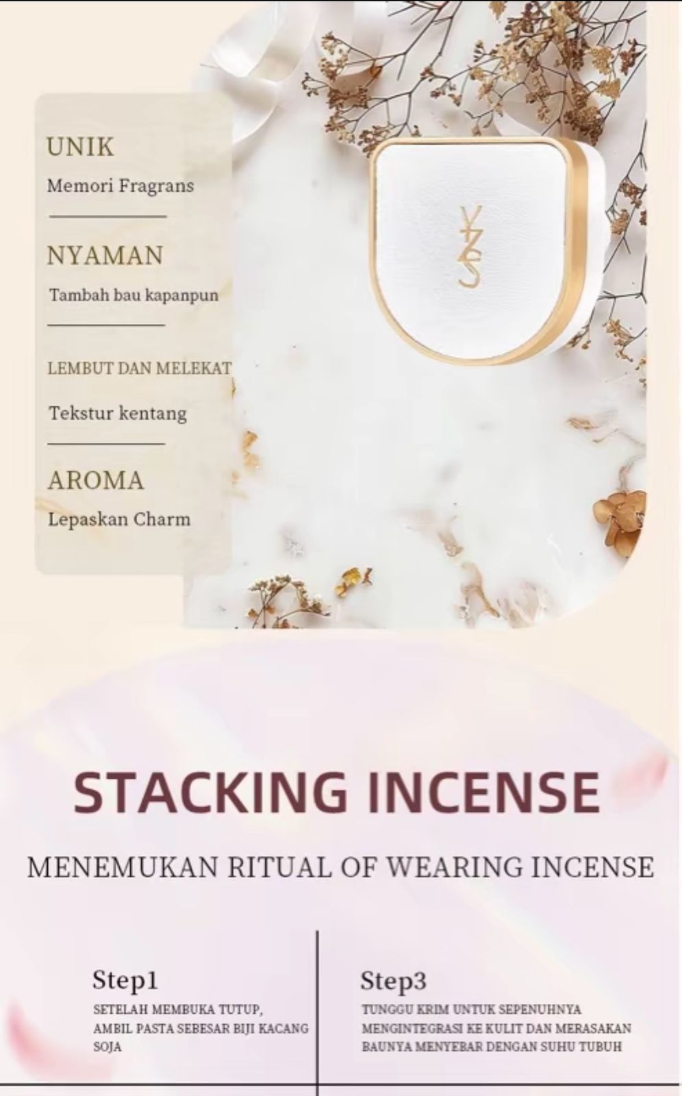 YZS Parfum Wanita  – Aroma Segar, Tahan Lama 12 Jam, Bebas Alkohol, Cocok untuk Sehari-hari Bunga Lemon Perfume Wangi Pria Wanginya Farpum Kuku Wajah Alis Toner Telinga Kumis Kuping Tatto Hidung Laundry Long Hour