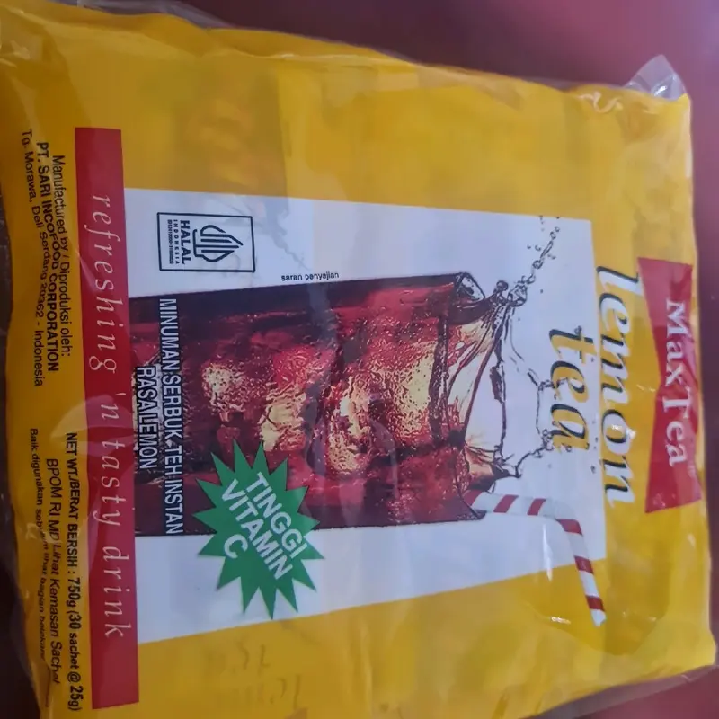 Maxtea lemon tea isi 30 sachet berat 25gram 2