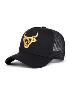 Gorra de béisbol de malla de cuero de vaca unisex, ajustable con protección solar, ideal para viajes en primavera y otoño, y vacaciones en la playa