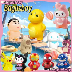 Dino Kuning Milk Dragon Semprot Air Nai /Long Mainan Anak Karakter Lucu Stress Relief Toy Dinosaurs Terbaru Yellow 55x11cm 100-120ml