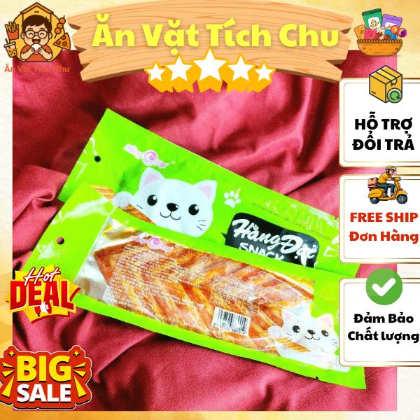  1 Gói Snack Mèo Yêu Cá - Snack Miếng Cay Cay - Hằng Đại - Đồ Ăn Vặt - Ăn Cùng Tích Chu 