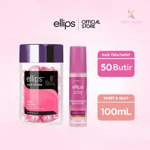 Ellips Hair Package 2 in 1 | Hair Vitamin 50 Butir + Hair Mist 100ml