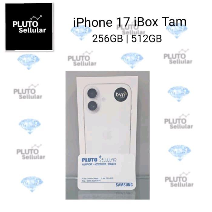 Gambar iPhone 17 256GB|512GB - iBox Tam - White, 256 dari Pluto Sellular Kota Administrasi Jakarta Timur Tokopedia