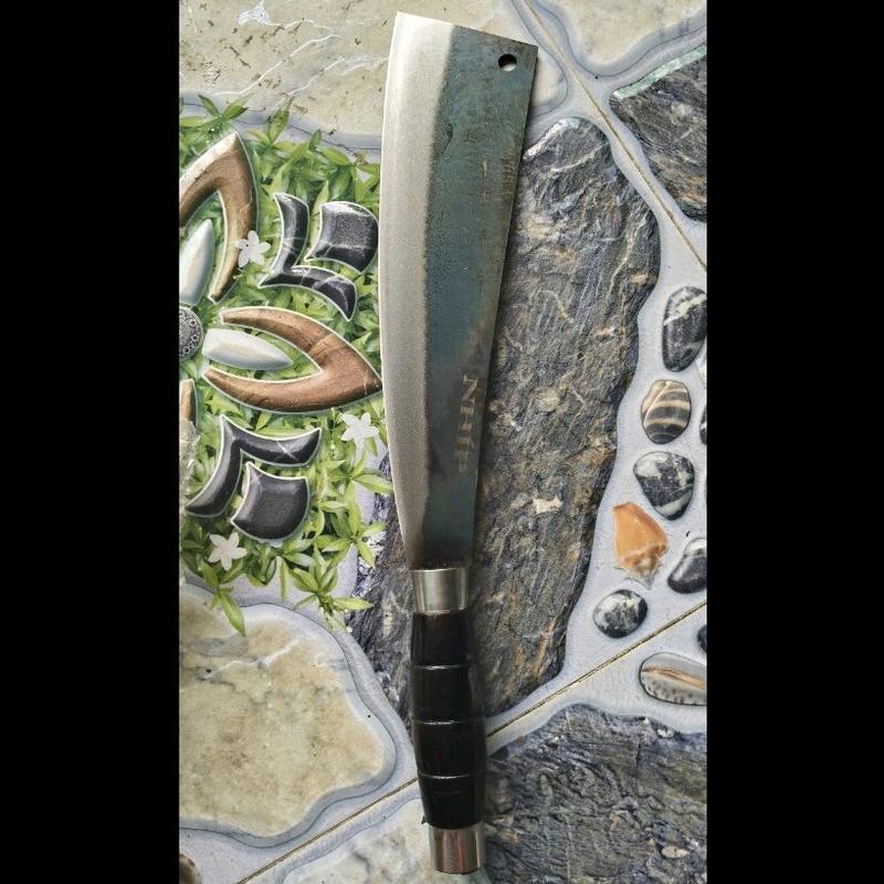 Dao dừa đen cán bầu nhíp xe 400g và 600g