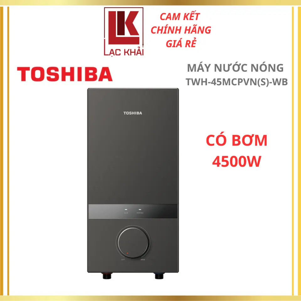 Máy nước nóng trực tiếp 4500W Toshiba TWH-45MCPVN / TWH-45MCNVN - Chính hãng