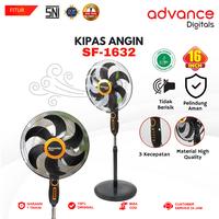 Gambar 【NEW】Advance SF-1632 Kipas Angin 16" Dengan 5 Baling-Baling Garansi Resmi 1 Tahun - SF-1632 dari ADVANCE.DIGITALS Kab. Karawang 5 Tokopedia