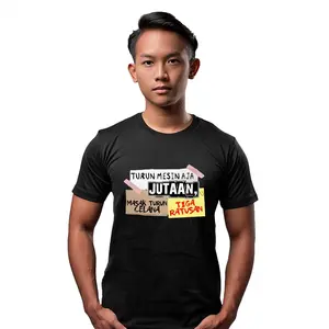 KAOS TURUN MESIN AJA JUTAAN TURUN CELANA MASA TIGA RATUSAN BAJU DISTRO