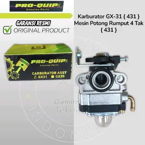 Karburator GX 31 Mesin Potong Rumput 4 Tak 431 Merk PRO-QUIP LITE