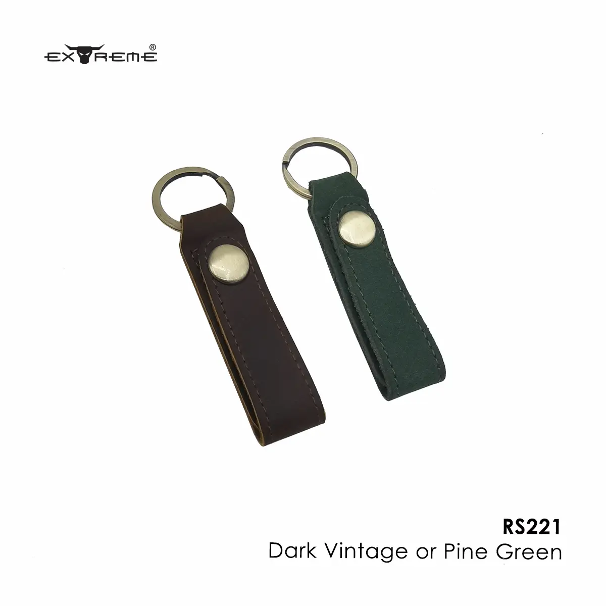(RS221) Extreme Leather Key Chain & Holder (1pcs)