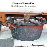 Gambar IDEALIFE - Multi Size Glass Cookware Lid - Tutupan Panci Multi dari IDEALIFE ONLINE STORE Kota Administrasi Jakarta Utara 2 Tokopedia