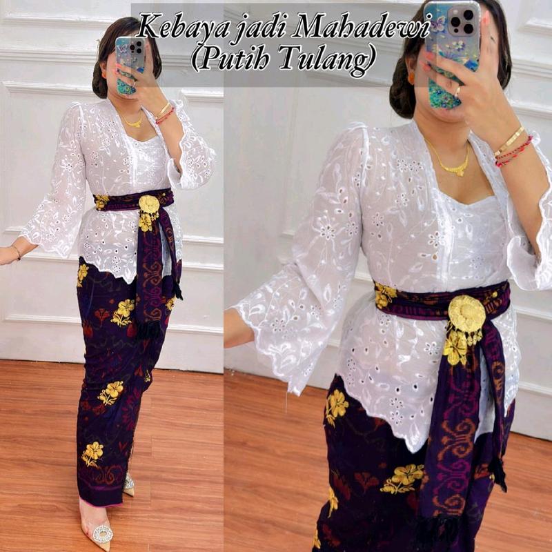kebaya jadi Embroidery-lonceng elegant Dewasa-0380 4