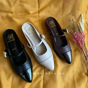 30. Sendal  RatuScarpa | Tumit 2 cm | 3 warna| size 36-41 |