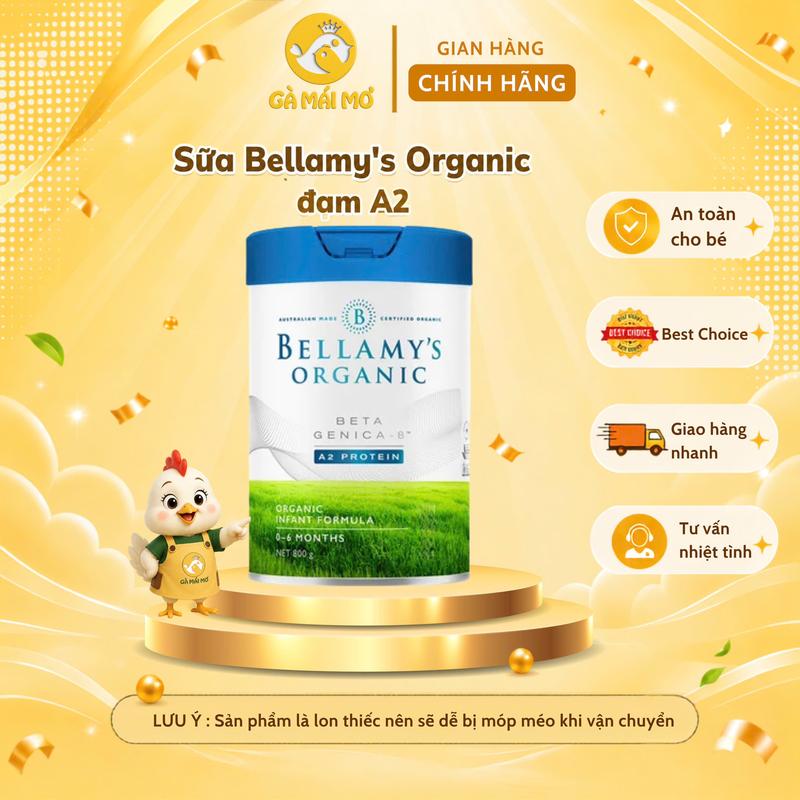 GMM -TPBS Bellamy's Organic đạm A2 800g dành cho trẻ