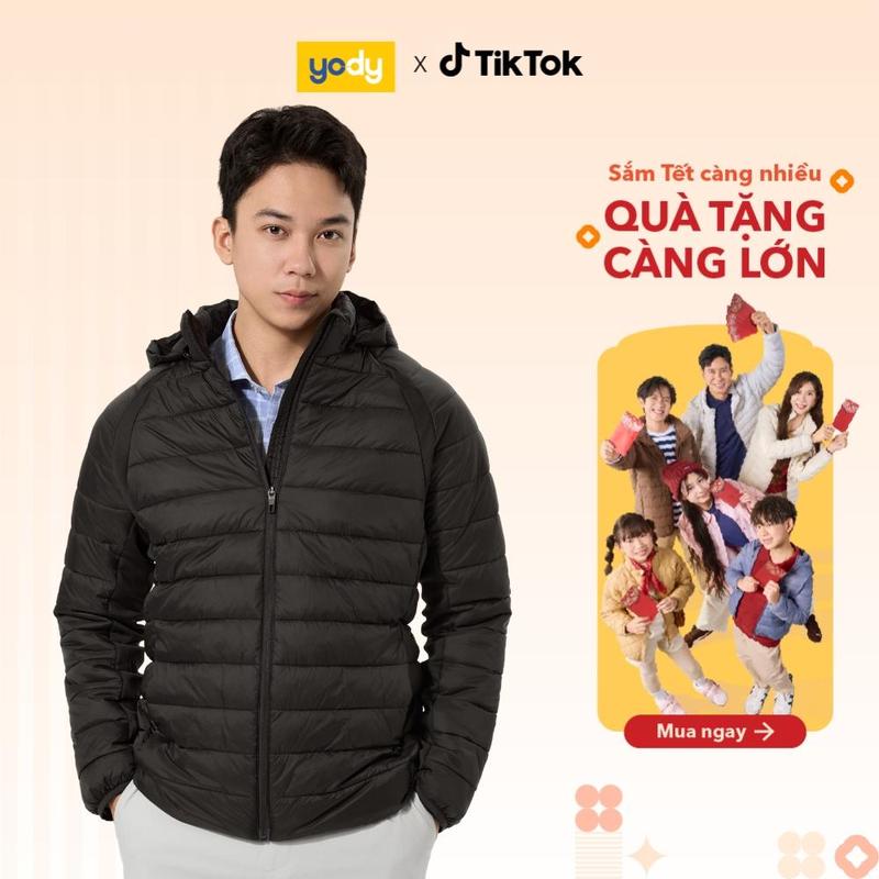 YODY Áo Phao Nam Phối Nỉ Pro PHM7005