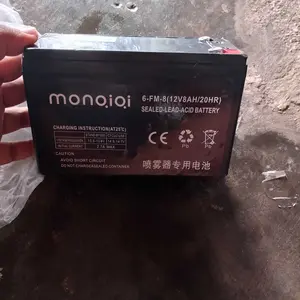 Aki Baterai 12V 8Ah Untuk Mobil Motor Mainan Anak Lampu Dinding Emergency Lamp 12Volt 8 Amper