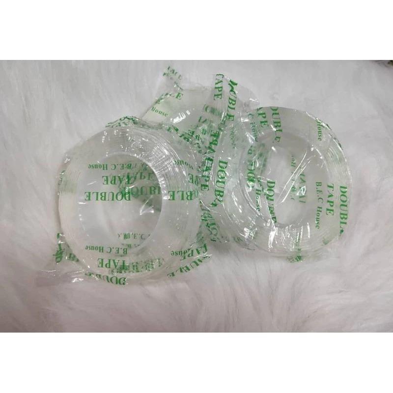 SSA Nano Magic Double Tape Bening Tahan Air 30mm x 3m Acrylic Washable 0