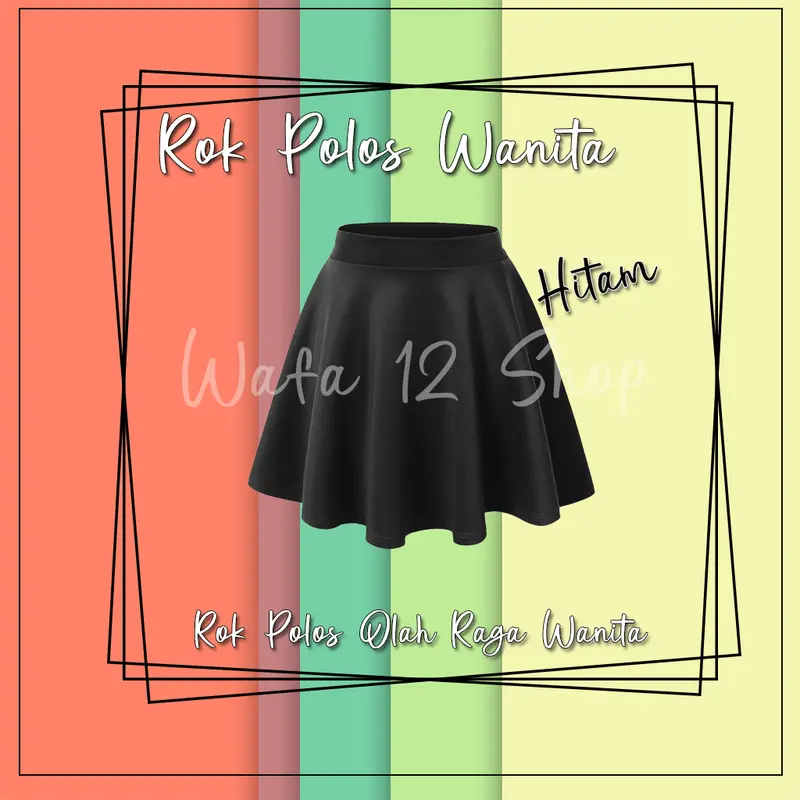 Rok Mini Anak Polos dengan Gaya Koran Style Buat Si Kecil 1