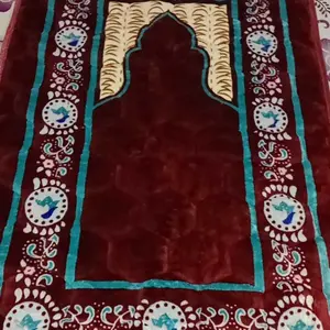 Luxor Jumbo Sajadah Busa Turki Embos Tebal Bulu Nyaman Souvenir Haji Umroh Muslim Motif  Pilar Bunga