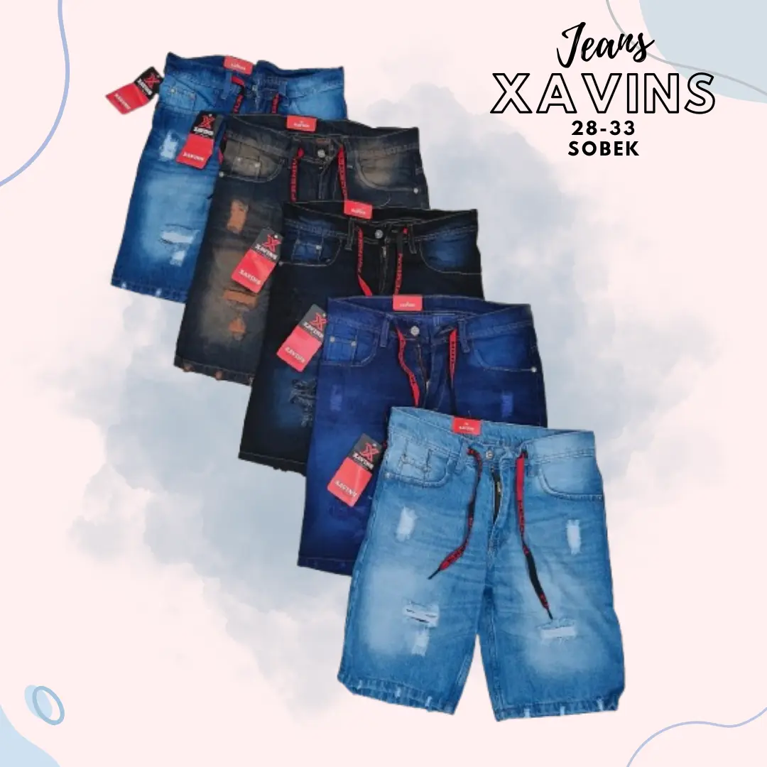 Paket Usaha 12 pcs/6pcs Celana Jeans Pria Dewasa  Cowok  Kekinian Terbaru 2025 Santai Premium Pendek Denim Nyaman