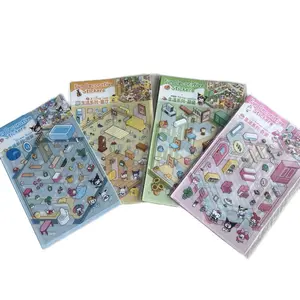 Sticker 3D decoration mini/ sticker viral 3D/ sticker sanrio/ sticker kuromi