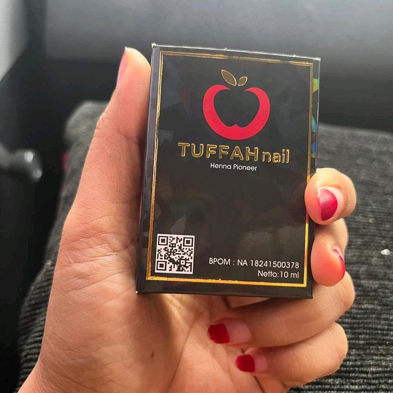 HENNA TUFFAH MAROON HALAL SAH SHOLAT 100% ORIGINAL nail henna muslimah kutek 4