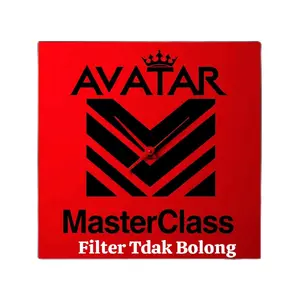 Avatar Masterclass Jam Dinding Elegan dan Mewah dengan Desain Klasik Merah dan Hitam