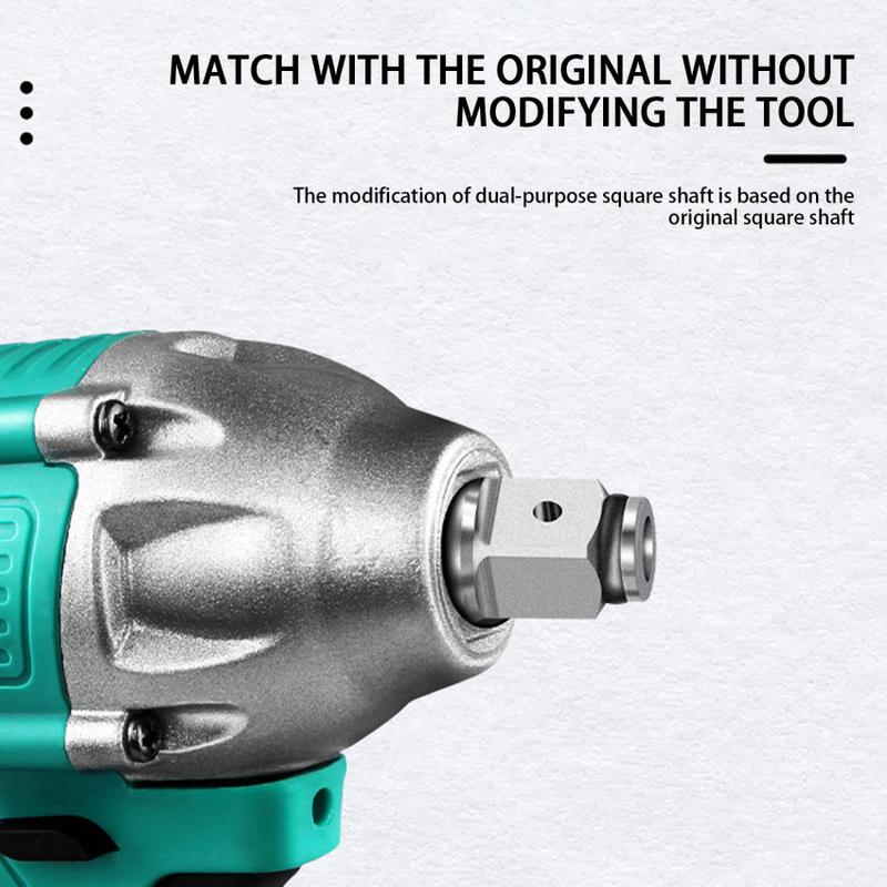 Product Introduction of 1PC 18V Electric Brushless Impact Wrench Shaft Accessories Single Dual Use Cordless Wrench Part Power Tool Accessory Drill 8