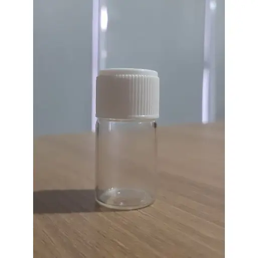 Botol Kaca 5ml Clear Tutup Ulir Putih 5 ml 0