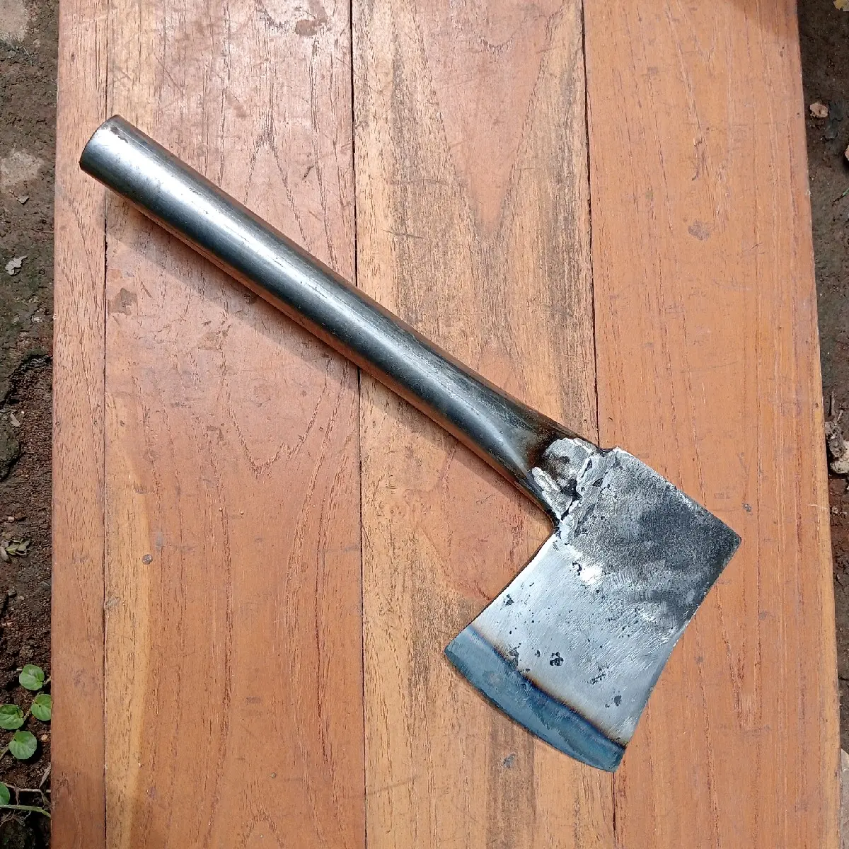 Kapak Belah Kayu Super Tebal dan Tajam Mini Baja Tahan Lama Gagang Besi Kuat Serba Guna untuk Berbagai Keperluan