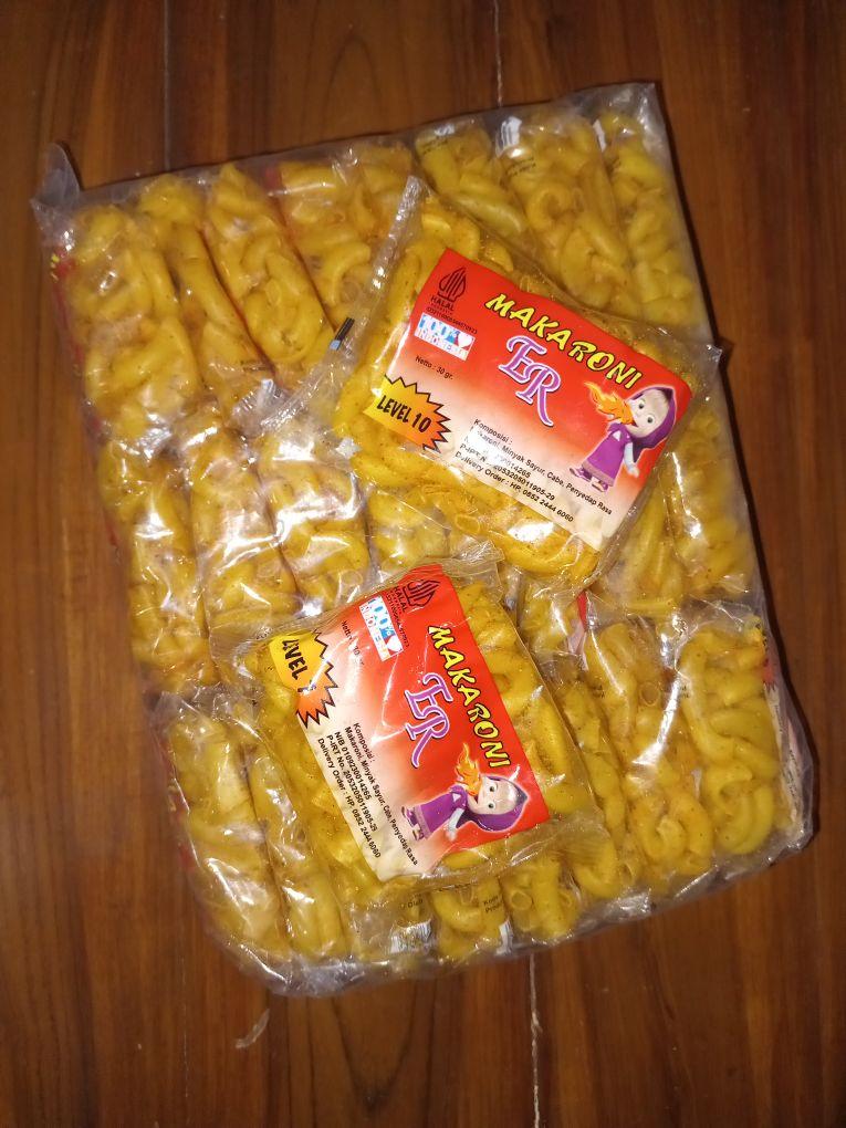 makaroni Er marsha 1 pack isi (24 bungkus) level 6-10 Pedas