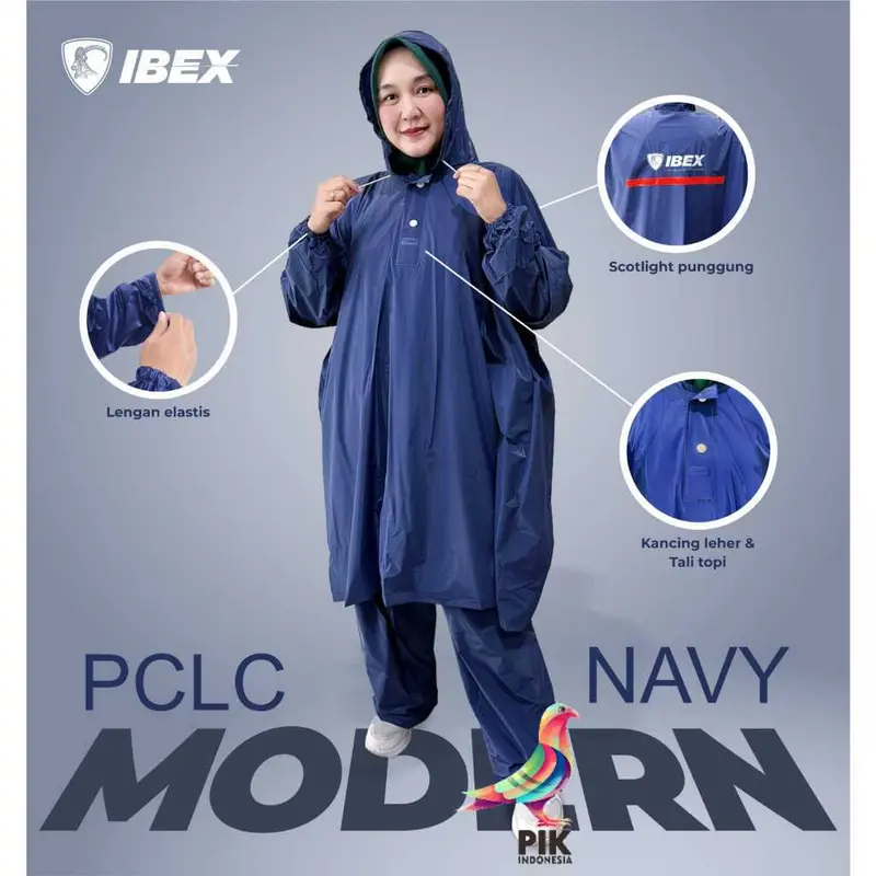 Jas Hujan Atasan dan Celana MODERN - IBEX 2