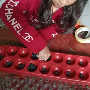 CPJ-CONGKLAK PERMAINAN JADUL KELUARGA 44x10 cm lengkap dengan biji congklak -+103pc