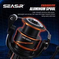 Gambar SEASIR BLACK ARROW 1000-3000 Reel Pancing Putar, Power Handle Reel Tahan Air Kumparan Dangkal Aluminium, Bantalan Bola 5+1, Rasio Gir 5.2:1, Tarikan Maksimal 13KG, Gir Utama Logam Tarikan Kuat Lebih Halus Berkualitas saltwater Laut - 1000s dari SeasirToko Kab. Tangerang 3 Tokopedia