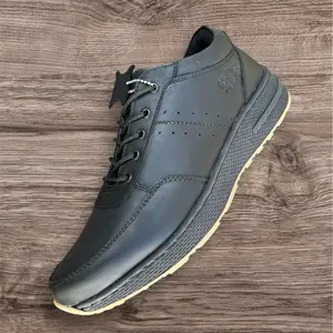 Sepatu gumes original + sepatu pria kulit asli terbaru keren modern + sudah di jahit rapih Casual Kasual