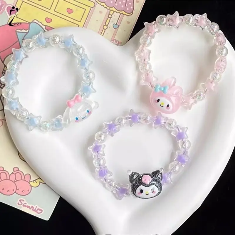 (BISA COD) Gelang Lucu Karakter Sanrio / Gelang Manik-Manik Gelang Anak 2